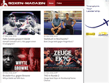 Tablet Screenshot of boxen-magazin.com